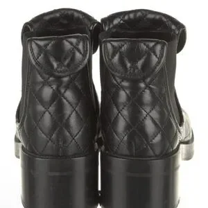 CHANEL | Shoes | 223 Interlocking Cc Logo Chelsea Boots 365 | Poshmark